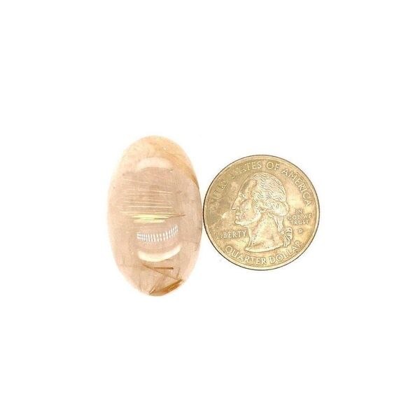 HUGE Rutilated Lemon Quartz Gem - Picture 3 of 8